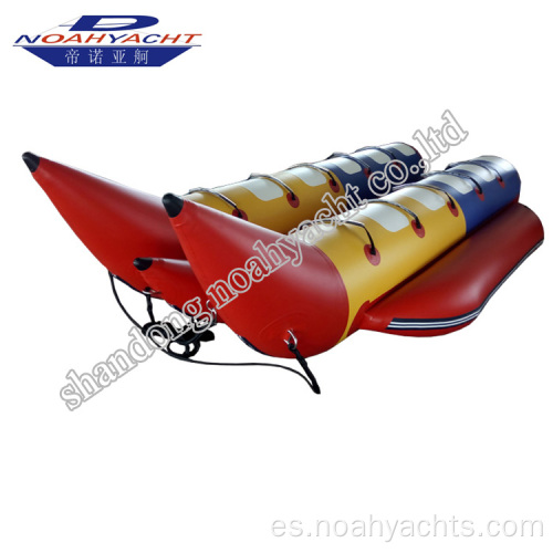 Pescado volador inflable bote de plátano remolcable